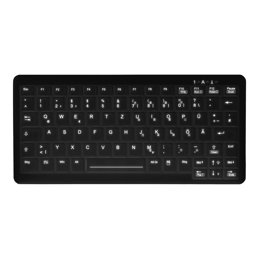 CHERRY Active Key MedicalKey AK-C4110 - tangentbord - desinficeras med servett - QWERTY - amerikansk - svart Inmatningsenhet