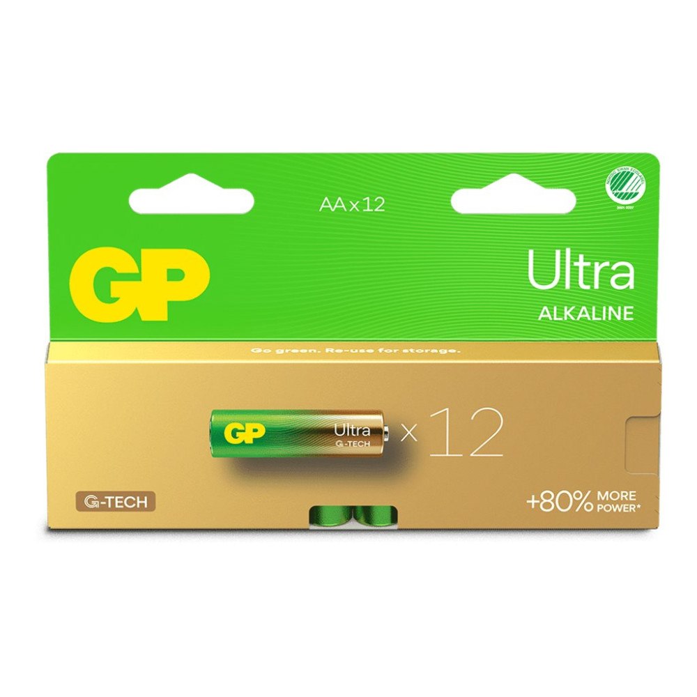 Gold Peak GP Ultra batteri - 12 x AA-typ - alkaliskt