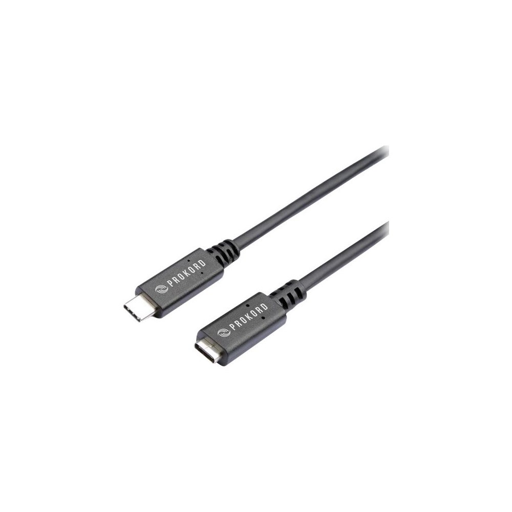 Prokord Prokord - USB typ C-förlängningskabel - USB-C till USB-C - 2 m