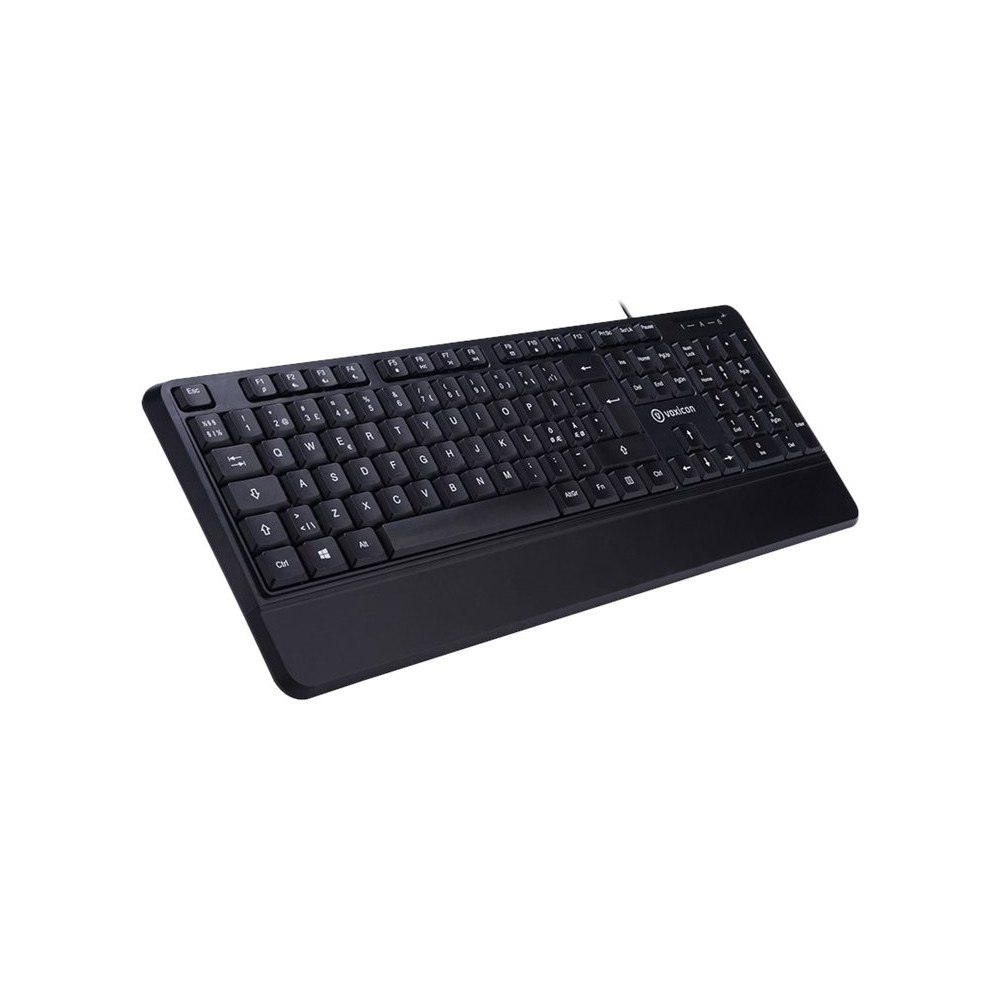 Voxicon Voxicon 201W - tangentbord - svart Inmatningsenhet