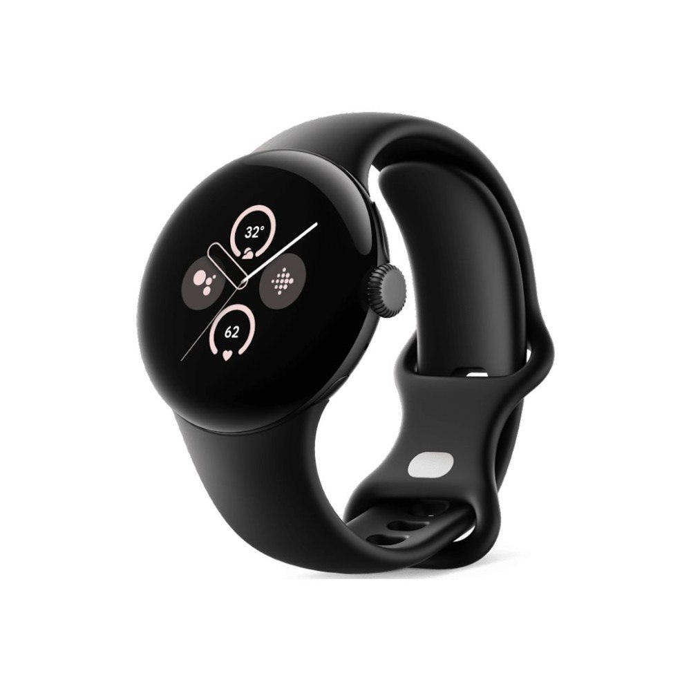 Google Google Pixel Watch 2 - mattsvart aluminium - smart klocka med aktivt band - obsidian - 32 GB