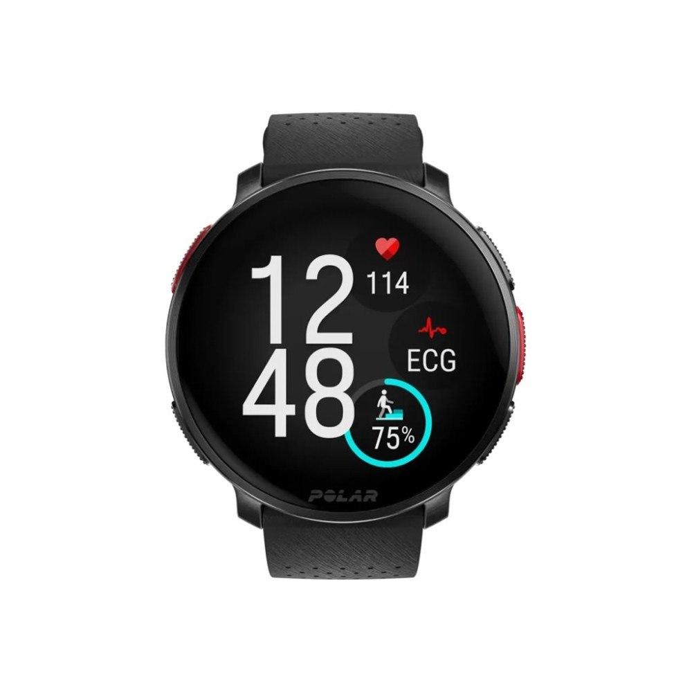 Polar Electro Polar Vantage V3 - aluminum - sportklocka med band - 32 GB - nattsvart