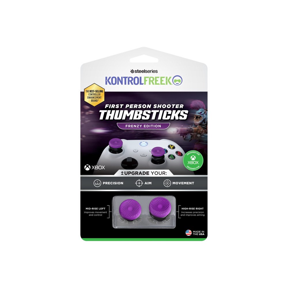 Steelseries KontrolFreek Performance Thumbsticks - Frenzy Edition - tumgreppsats för spelstyrenhet