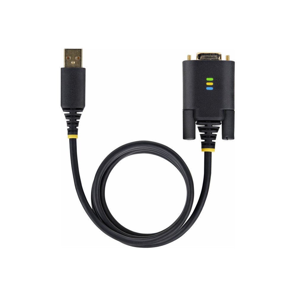 StarTech.com StarTech.com 3ft (1m) USB to Serial Adapter Cable, Interchangeable DB9 Screws/Nuts, COM Retention, USB-A to DB9 RS232, F...