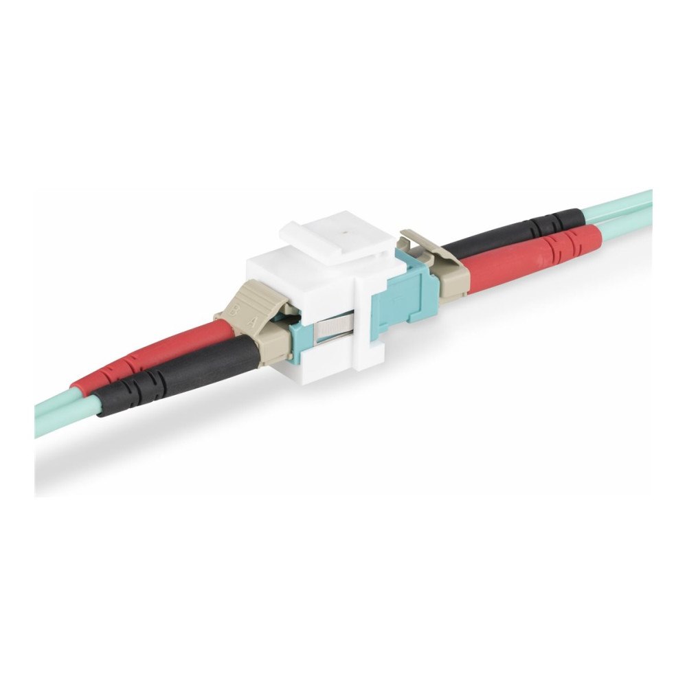 StarTech.com StarTech.com LC to LC Coupler, LC Fiber Coupler, LC/UPC Keystone Jack, Fiber Optic LC Keystone Coupler for Patch Panel -...