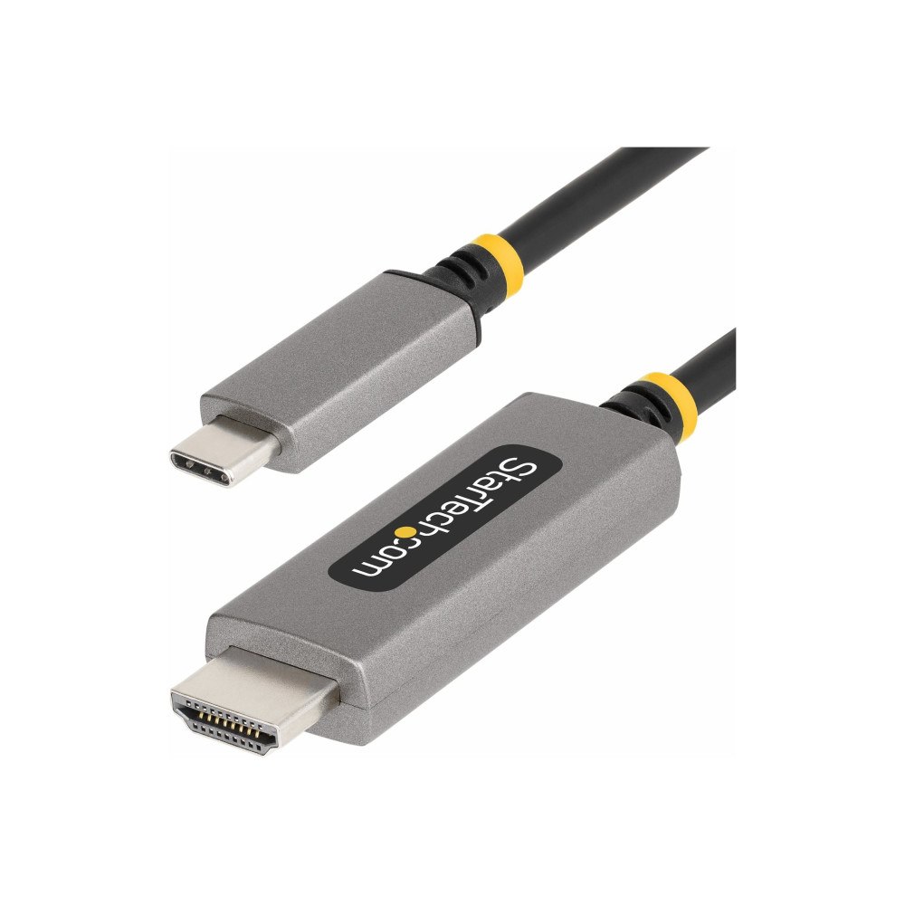 StarTech.com StarTech.com 10ft (3m) USB-C to HDMI Adapter Cable, 8K 60Hz, 4K 144Hz, HDR10, USB Type-C to HDMI 2.1 Video Converter Cab...