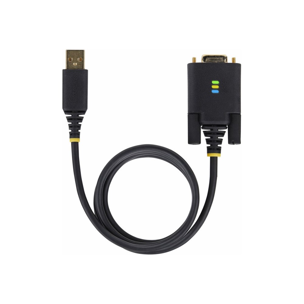 StarTech.com StarTech.com 3ft (1m) USB to Null Modem Serial Adapter Cable, Interchangeable DB9 Screws/Nuts, COM Retention, USB-A to R...