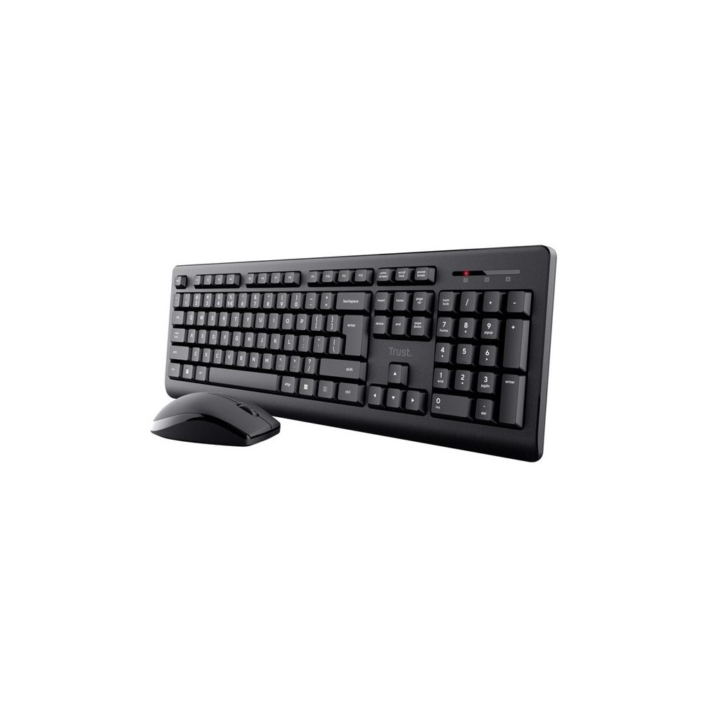 Trust Computer Products Trust Primo - sats med tangentbord och mus - 100% full size - QWERTY - Nordisk - svart Inmatningsenhet