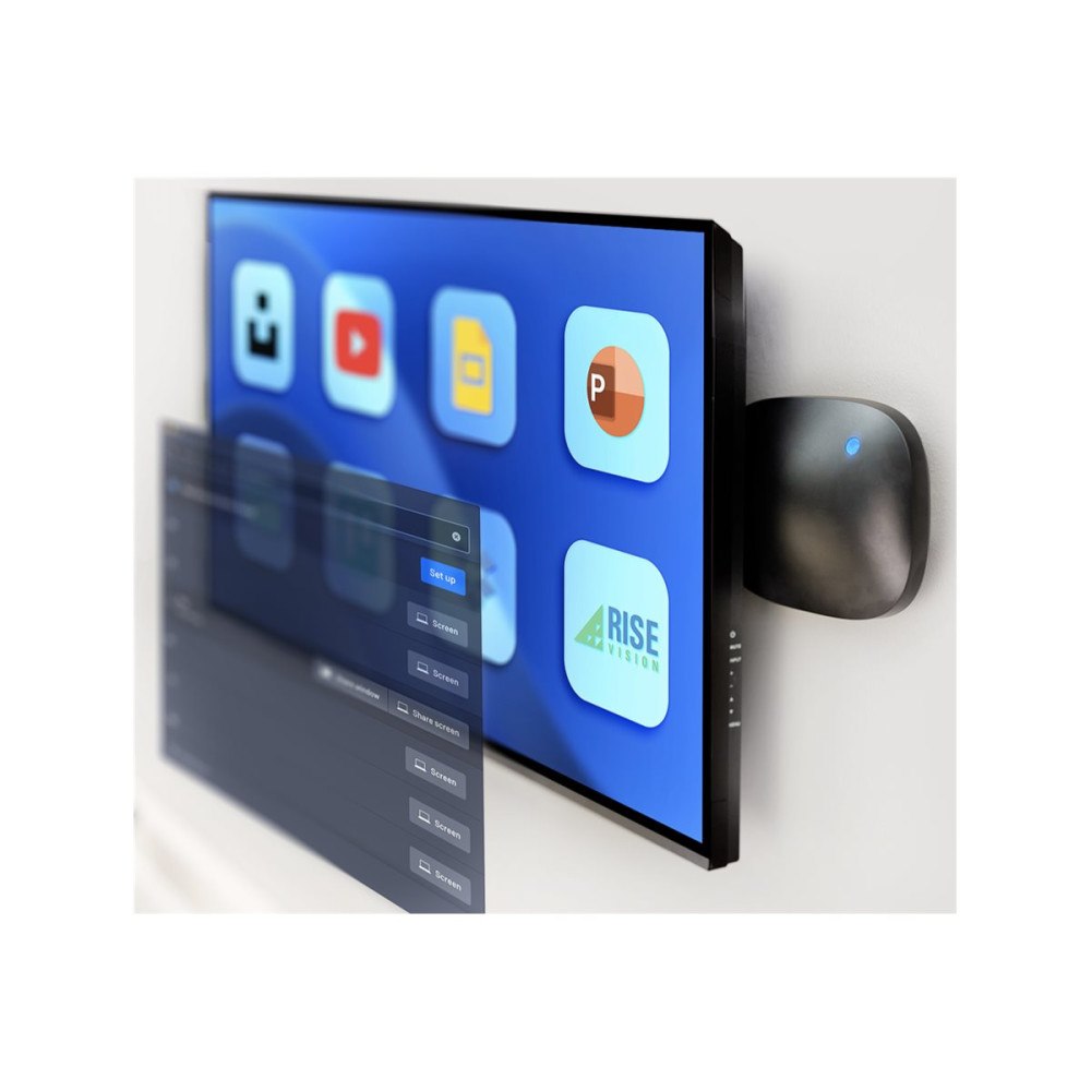 AIRTAME Airtame Hub + Core - förlängd räckvidd för audio/video - 10Mb LAN, 100Mb LAN, 1GbE, Wi-Fi 5, 802.11a, 802.11b/g/n, Bluet...