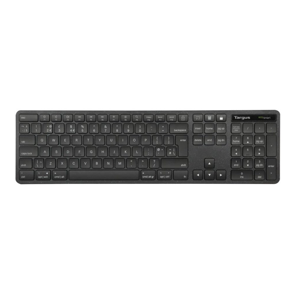 Targus Targus EcoSmart - tangentbord full size - QWERTY - Nordisk - svart Inmatningsenhet