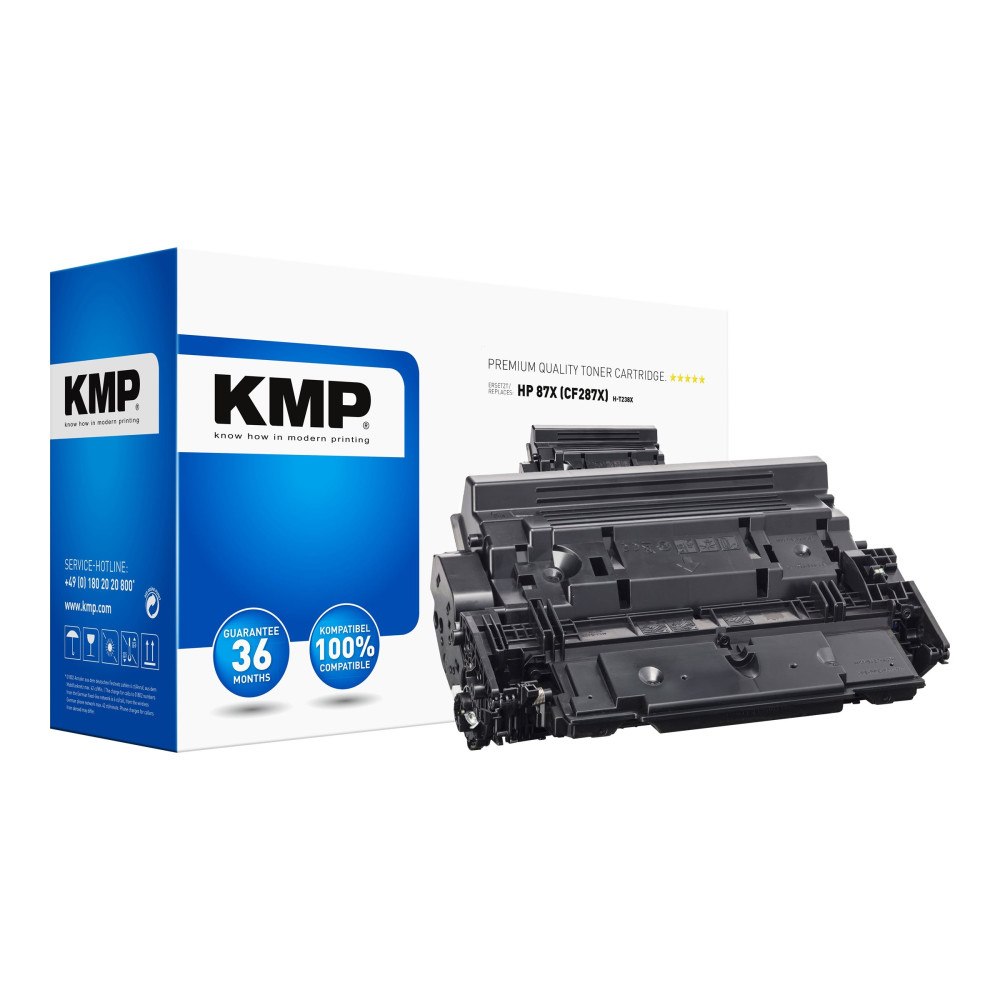 KMP KMP H-T238X - Lång livslängd - svart - kompatibel - tonerkassett (alternativ för: HP 87X)
