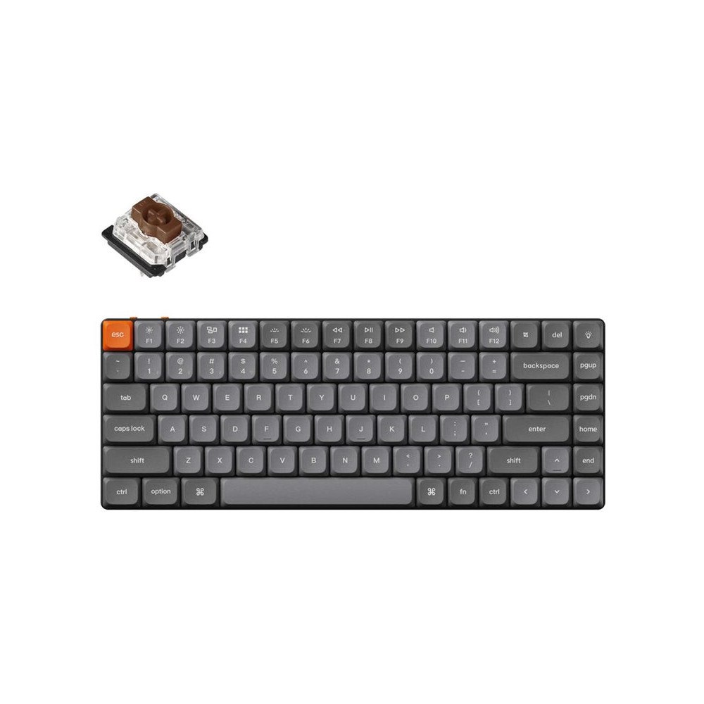 Keychron Keychron K3 MAX - tangentbord - QMK/VIA, anpassat mekaniskt - 75% compact Inmatningsenhet