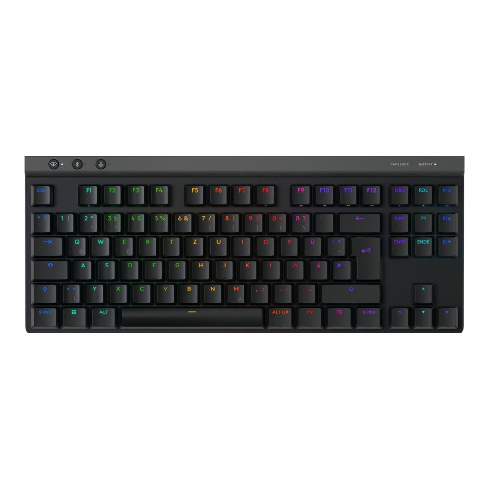 Logitech Logitech G G515 - tangentbord - LIGHTSPEED TKL - QWERTZ - tysk - svart Inmatningsenhet