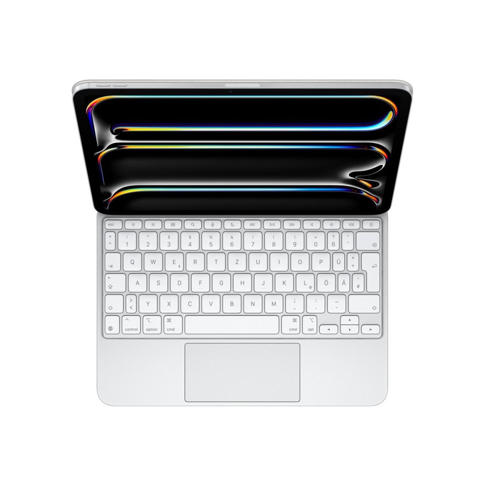Apple Apple Magic Keyboard - tangentbord och foliefodral - med pekdyna - QWERTZ - tysk - vit Inmatningsenhet