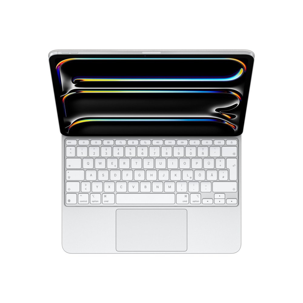 Apple Apple Magic Keyboard - tangentbord och foliefodral - med pekdyna - QWERTZ - tysk - vit Inmatningsenhet