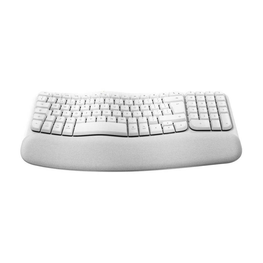 Logitech Logitech Ergo Series Wave Keys for Mac - tangentbord - QWERTZ - tysk - offwhite Inmatningsenhet