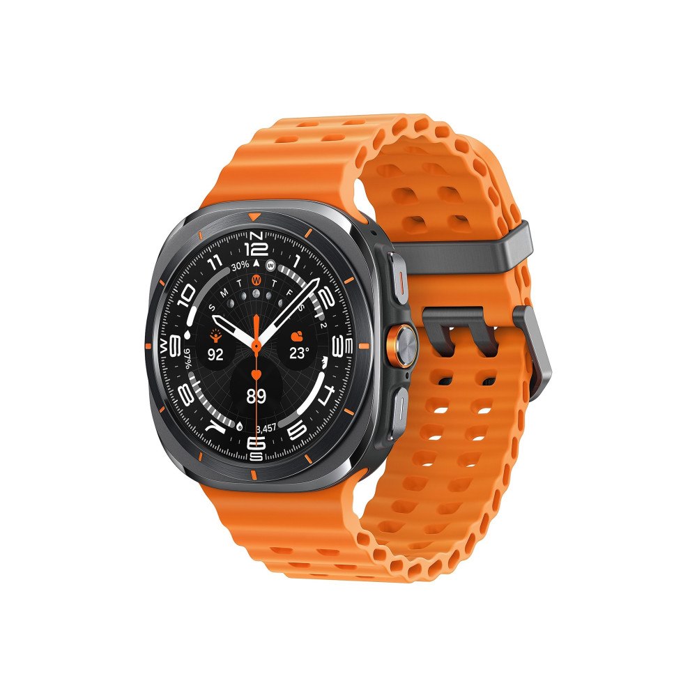 SAMSUNG Samsung Galaxy Watch Ultra - titan - smart klocka med marinband - orange - 32 GB - titangrå