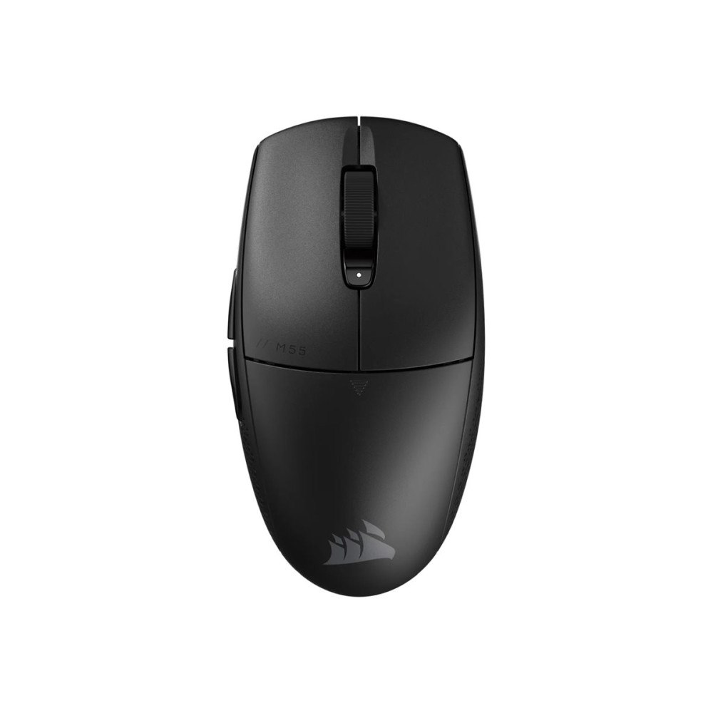 Corsair CORSAIR Gaming M55 WIRELESS - mus - låg vikt - Bluetooth, 2.4 GHz