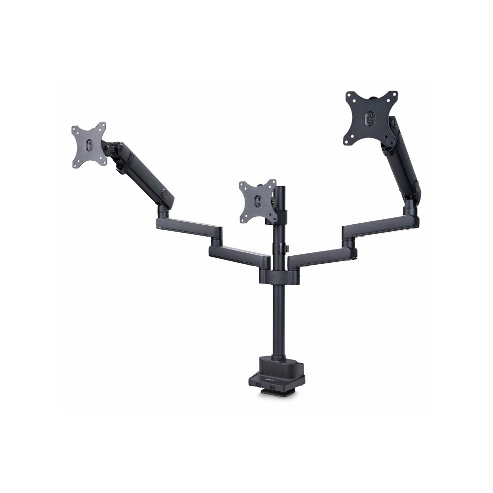 StarTech.com StarTech.com Triple Monitor Desk Mount For Up To Three 27in Screens, VESA 75x75/100x100, Tool-Less Arm Adjustments, C-Cl...
