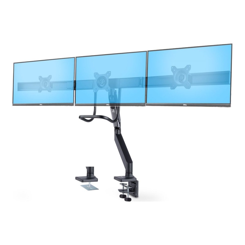 StarTech.com StarTech.com Crossbar Triple Monitor Desk Mount, VESA 75x75/100x100 monteringssats - justerbar arm - för 3 LCD-bildskärm...