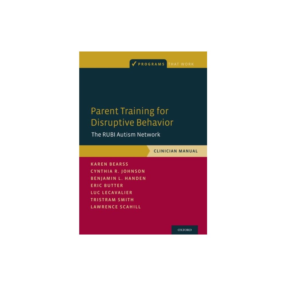Oxford University Press Inc Parent Training for Disruptive Behavior (häftad, eng)