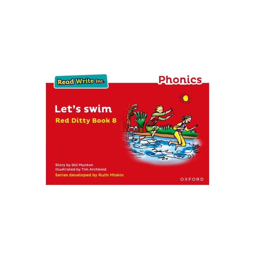 Oxford University Press Read Write Inc. Phonics: Let's Swim (Red Ditty Book 8) (häftad, eng)