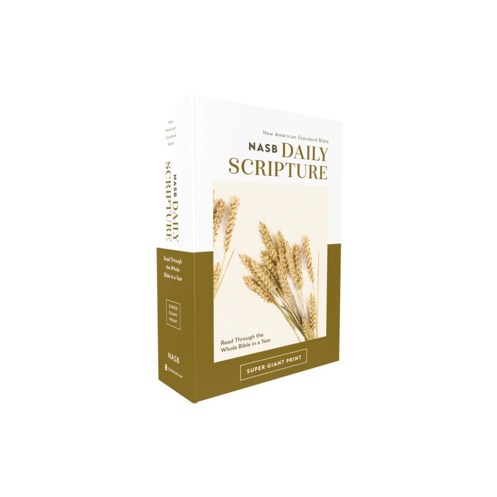 Zondervan NASB, Daily Scripture, Super Giant Print, Paperback, White/Gold, 1995 Text, Comfort Print (häftad, eng)