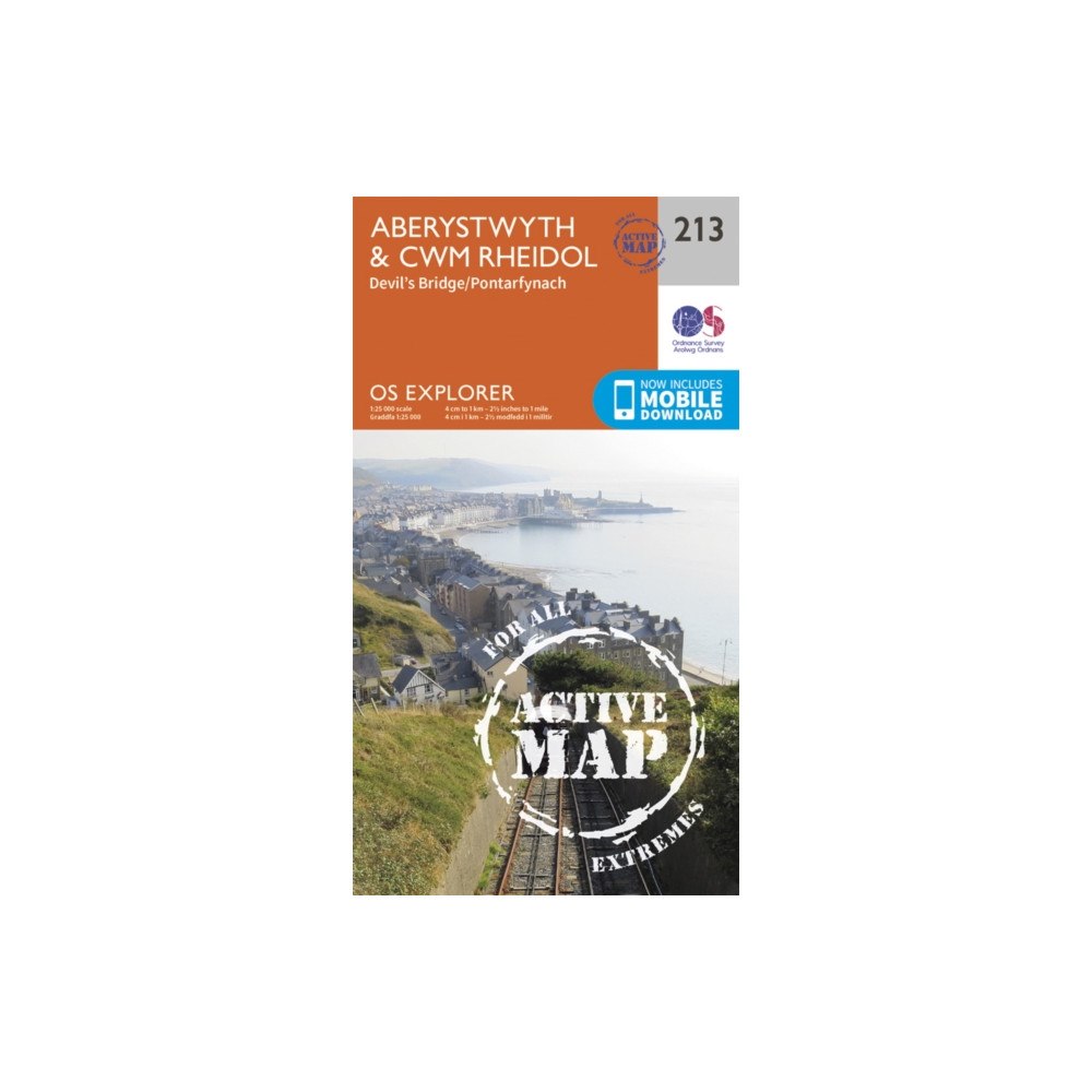 Ordnance Survey Aberystwyth and Cwm Rheidol