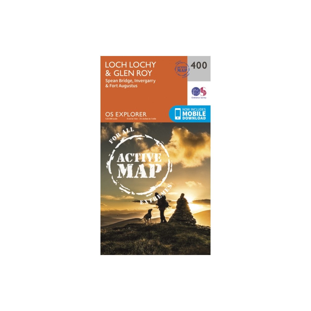 Ordnance Survey Loch Lochy and Glen Roy - Spean Bridge, Invergarry and Fort Augustus