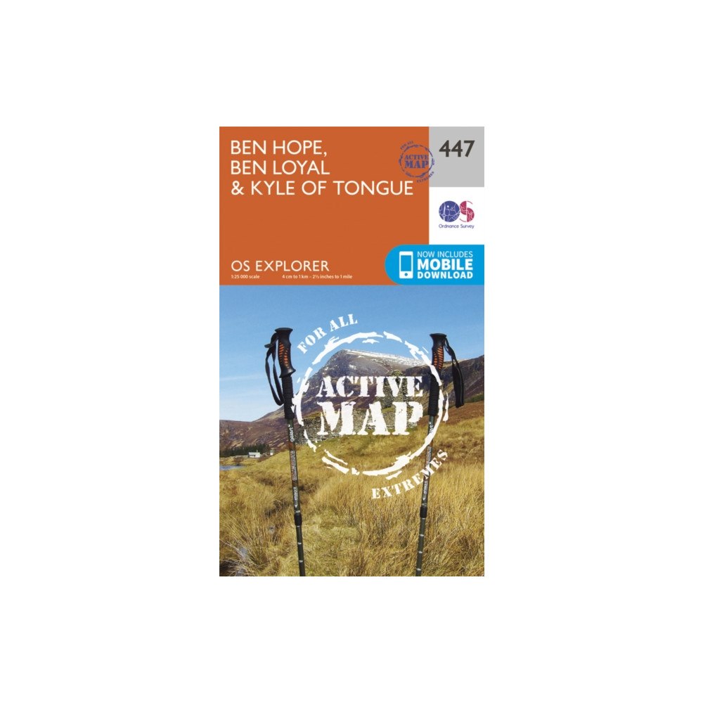 Ordnance Survey Ben Hope, Ben Loyal and Kyle of Tongue