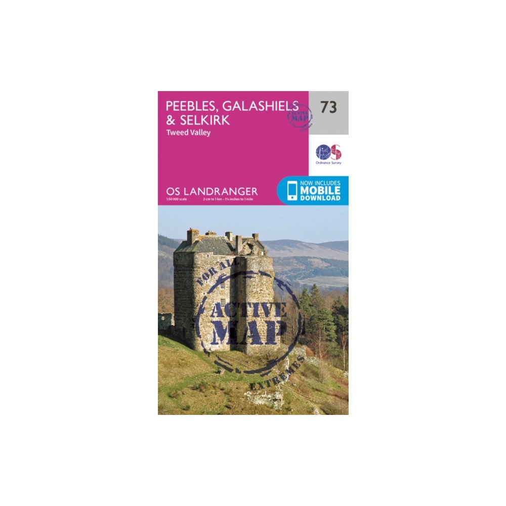 Ordnance Survey Peebles, Galashiels & Selkirk, Tweed Valley