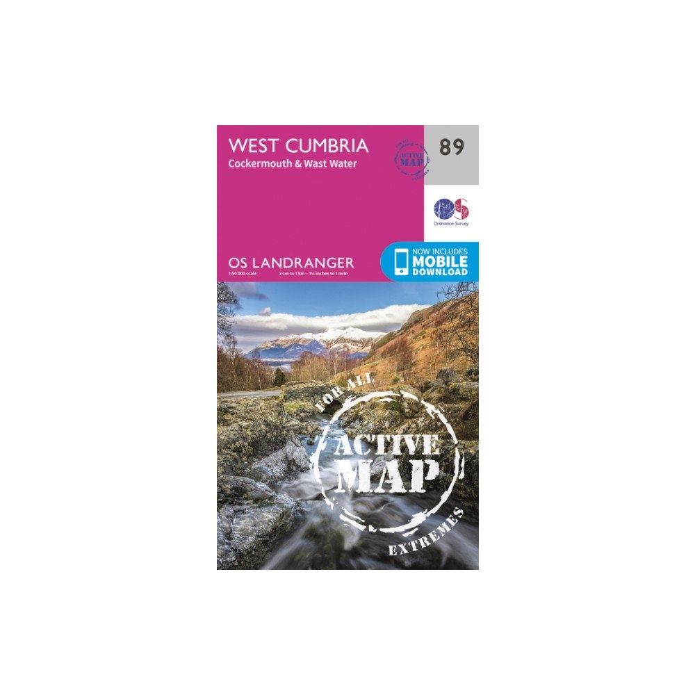 Ordnance Survey West Cumbria, Cockermouth & Wast Water
