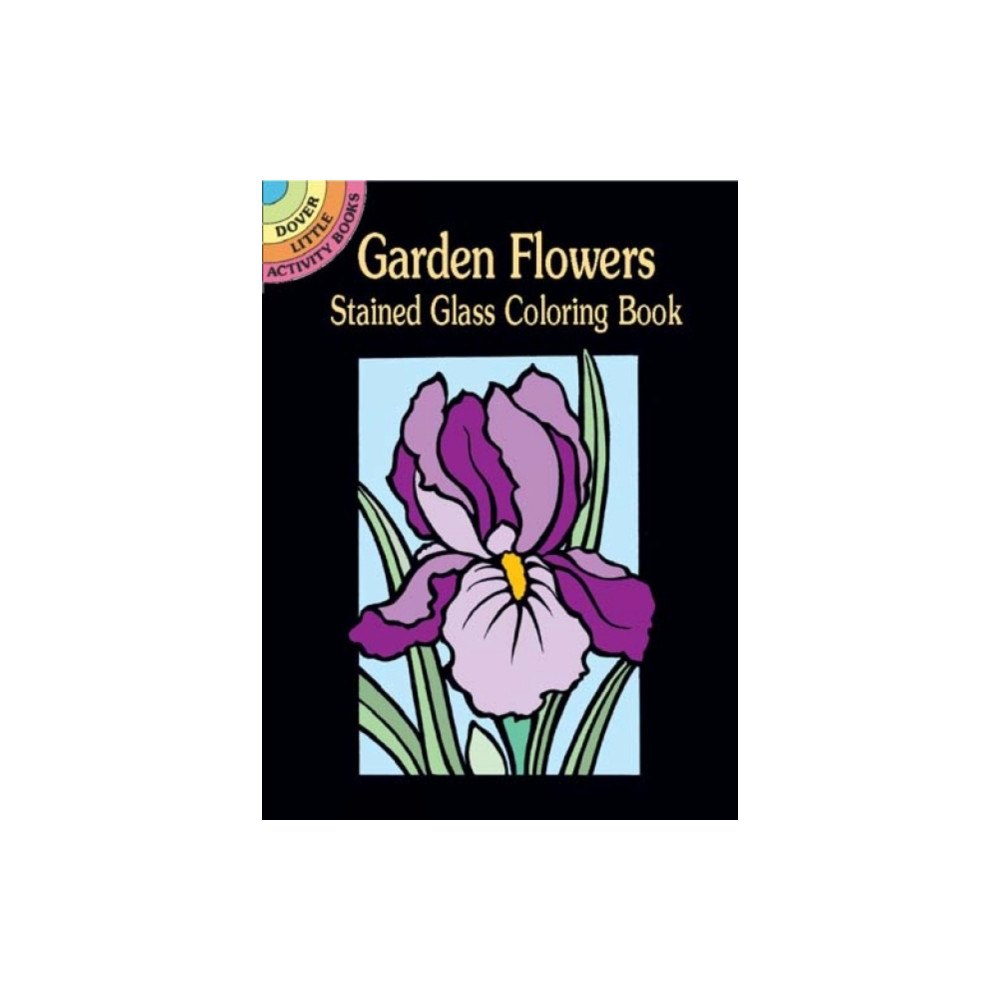 Dover publications inc. Mini Garden Flowers Stained Glass Coloring Book (häftad, eng)