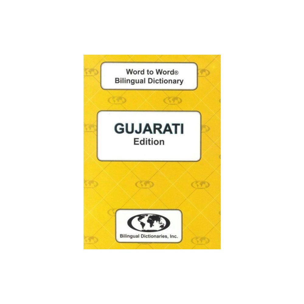Bilingual Dictionaries, Incorporated English-Gujarati & Gujarati-English Word-to-Word Dictionary (häftad, eng)