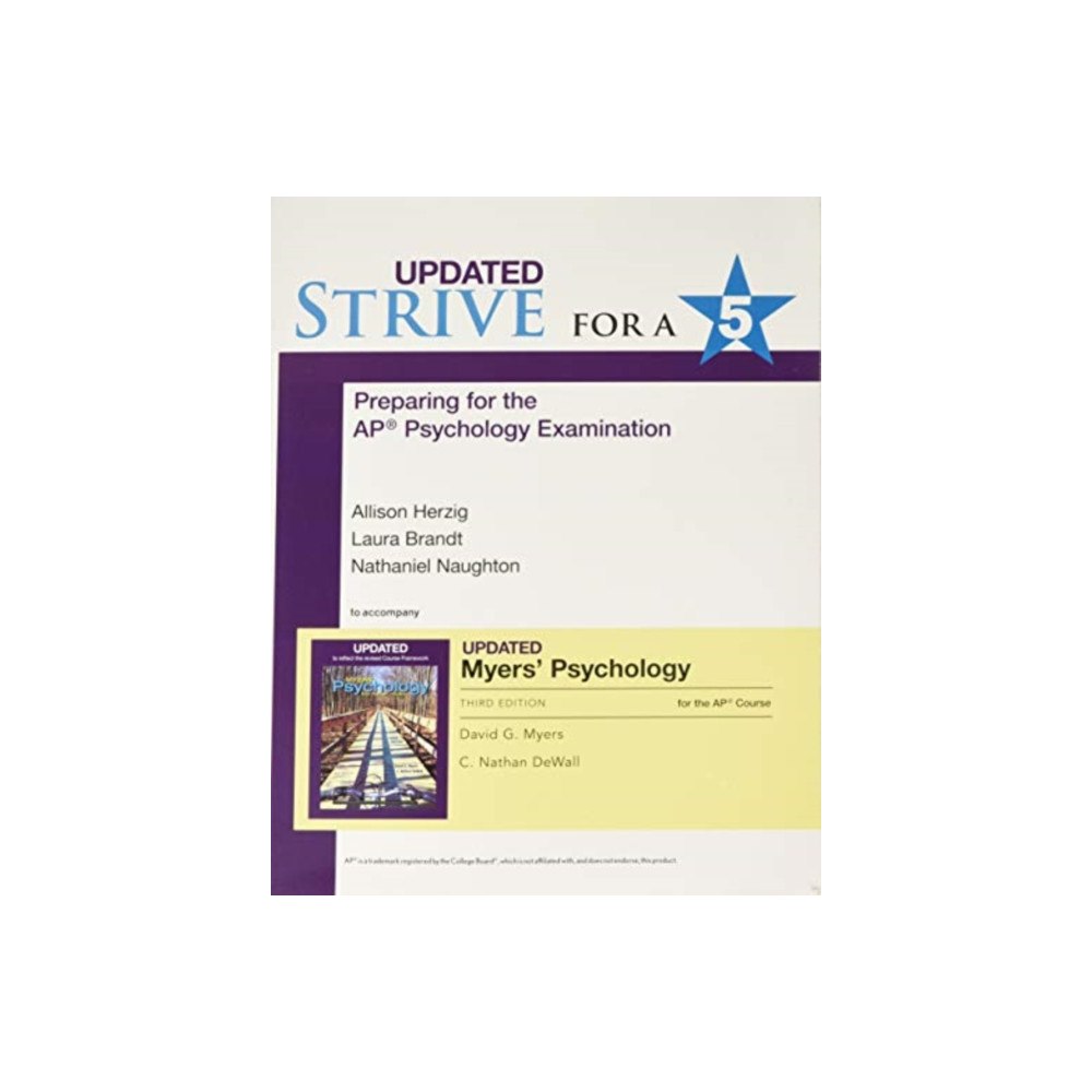 Macmillan Learning Updated Strive for a 5: Preparing for the AP® Psychology Exam (inbunden, eng)