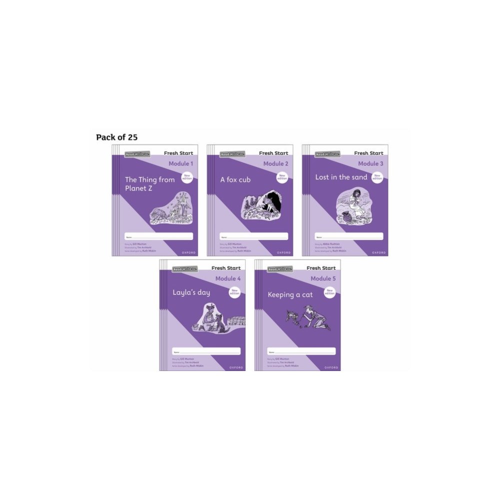Oxford University Press Read Write Inc. Fresh Start: 2024 Modules 1-5 - Pack of 25 (häftad, eng)