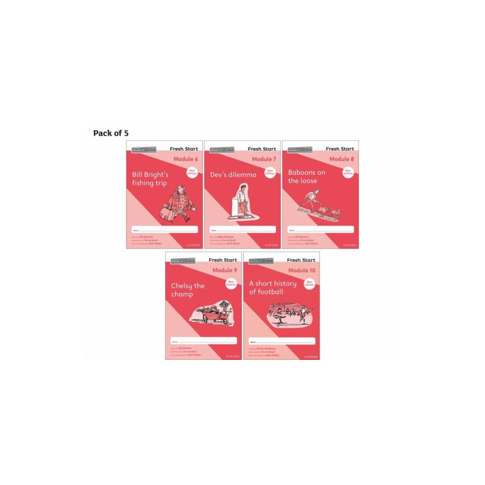 Oxford University Press Read Write Inc. Fresh Start: 2024 Modules 6-10 - Pack of 5 (häftad, eng)
