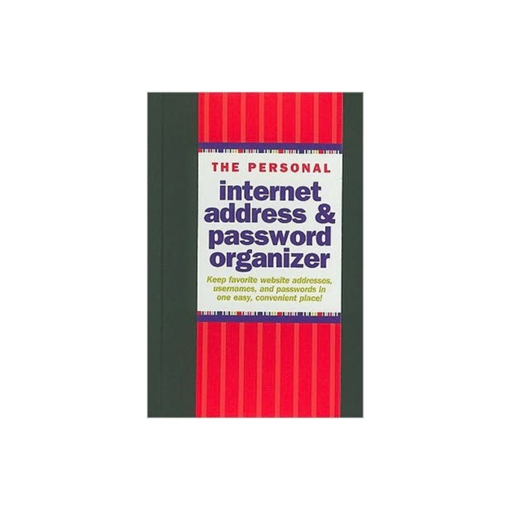 Peter Pauper Press Inc,US Internet Address Password Log Black (inbunden, eng)