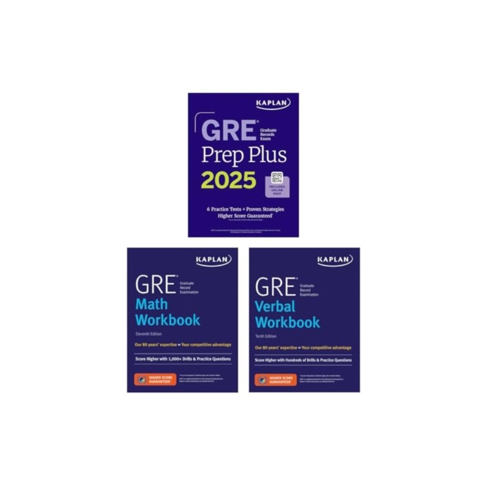 Kaplan AEC Education GRE Complete Ninth Edition (2026): Includes 6 Full Length Practice Tests, 2500+ Practice Questions + Online Access to 10...
