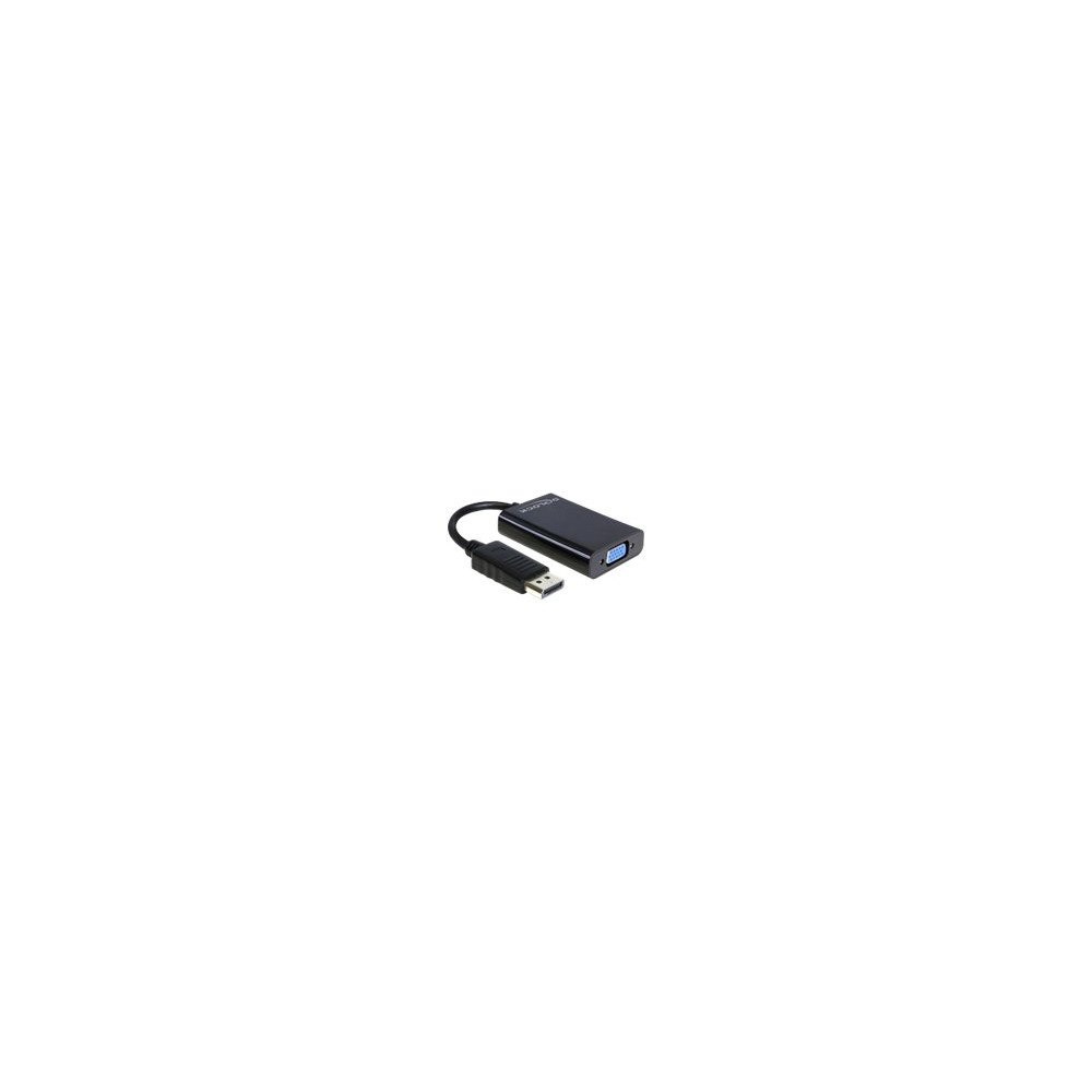 DeLOCK Delock Adapter Displayport male > VGA 15 pin female - DisplayPort-adapter - 21 cm