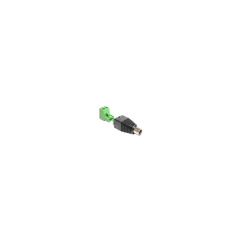 DeLOCK Delock Adapter DC 2.1 x 5.5 mm male > Terminal Block - strömadapter - 2 stifts terminalblock till likströmsuttag 2,1 mm