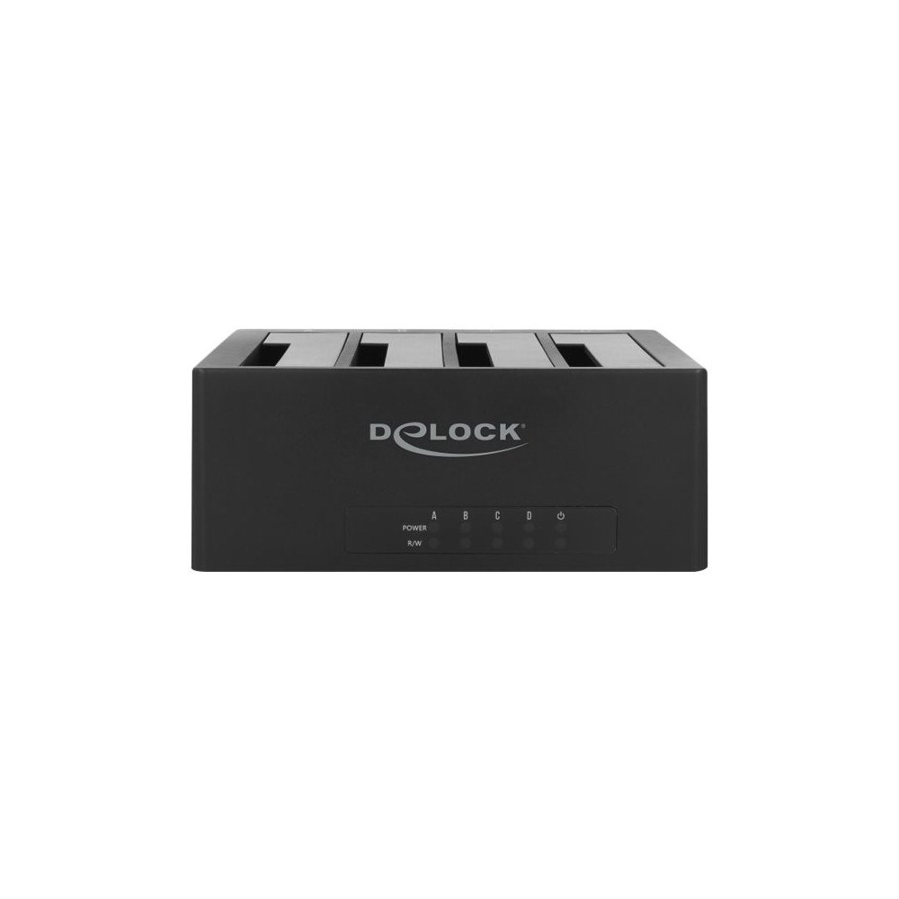 DeLOCK Delock USB Type-C Docking Station for 4 x SATA HDD / SSD - HDD dockningsstation - SATA 6Gb/s - USB-C