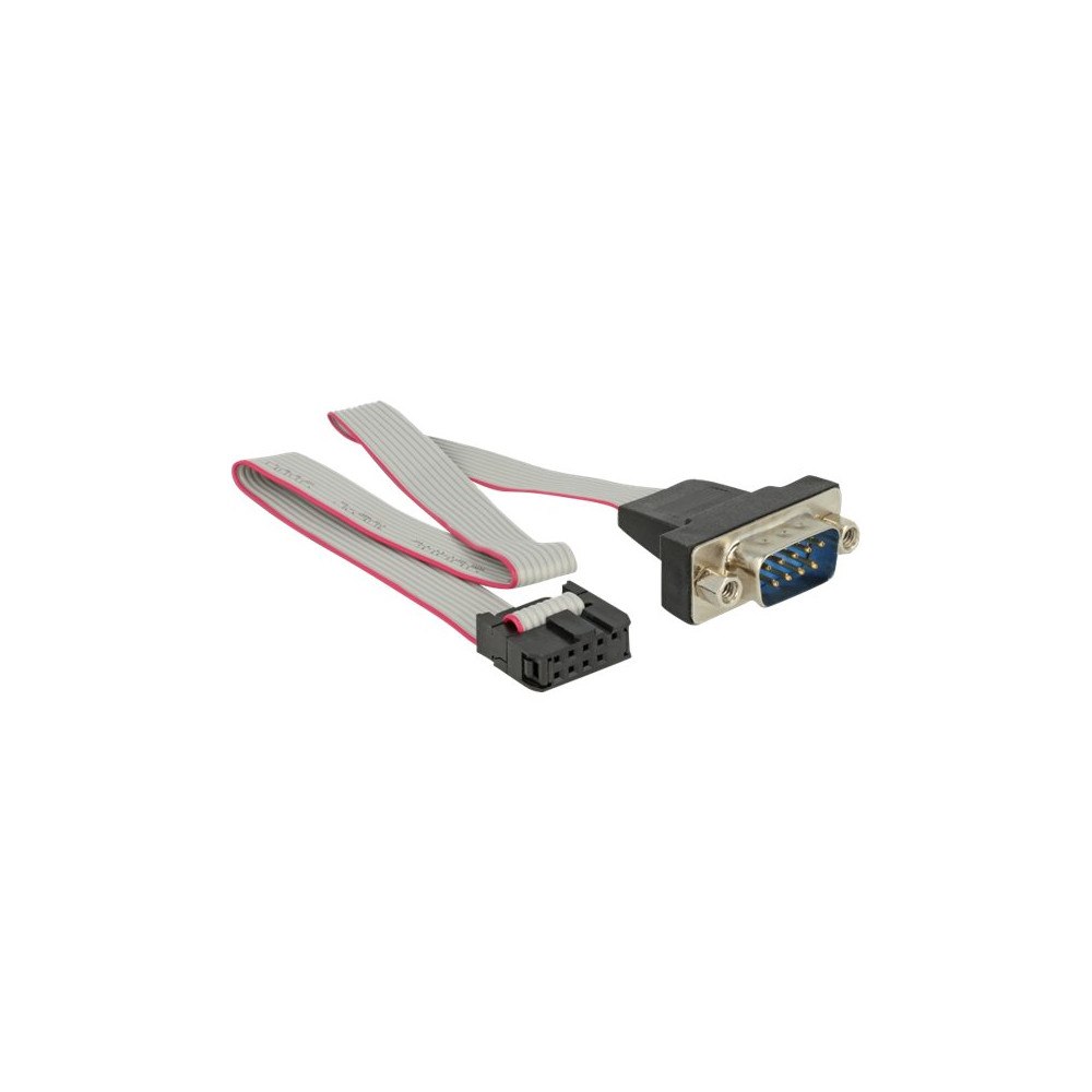 DeLOCK Delock - seriell kabel - 9-stifts seriell kontakt till DB-9 - 25 cm