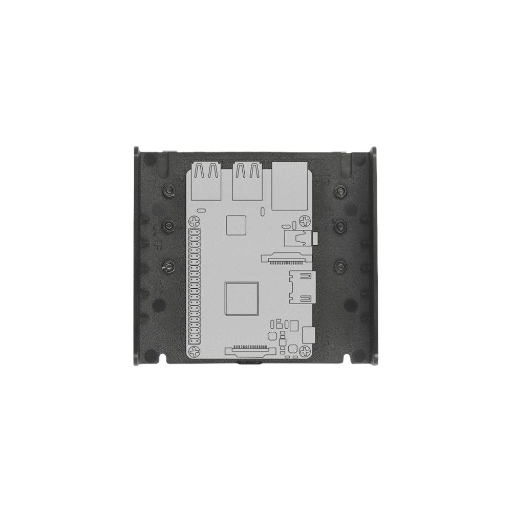 DeLOCK Delock DIN rail Mounting Kit for Micro Controller or 3.5" Devices - monteringssats för DIN-skena