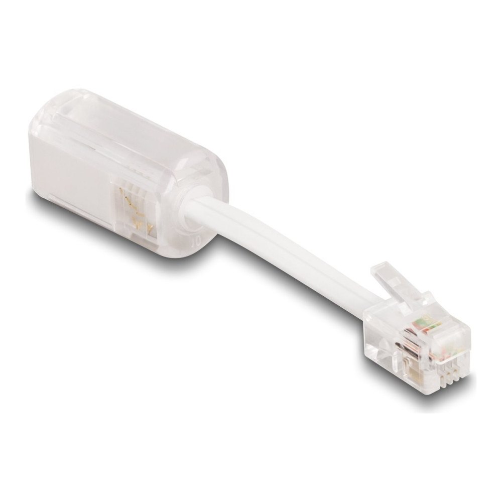 DeLOCK Delock telefonadapter - transparent, vit