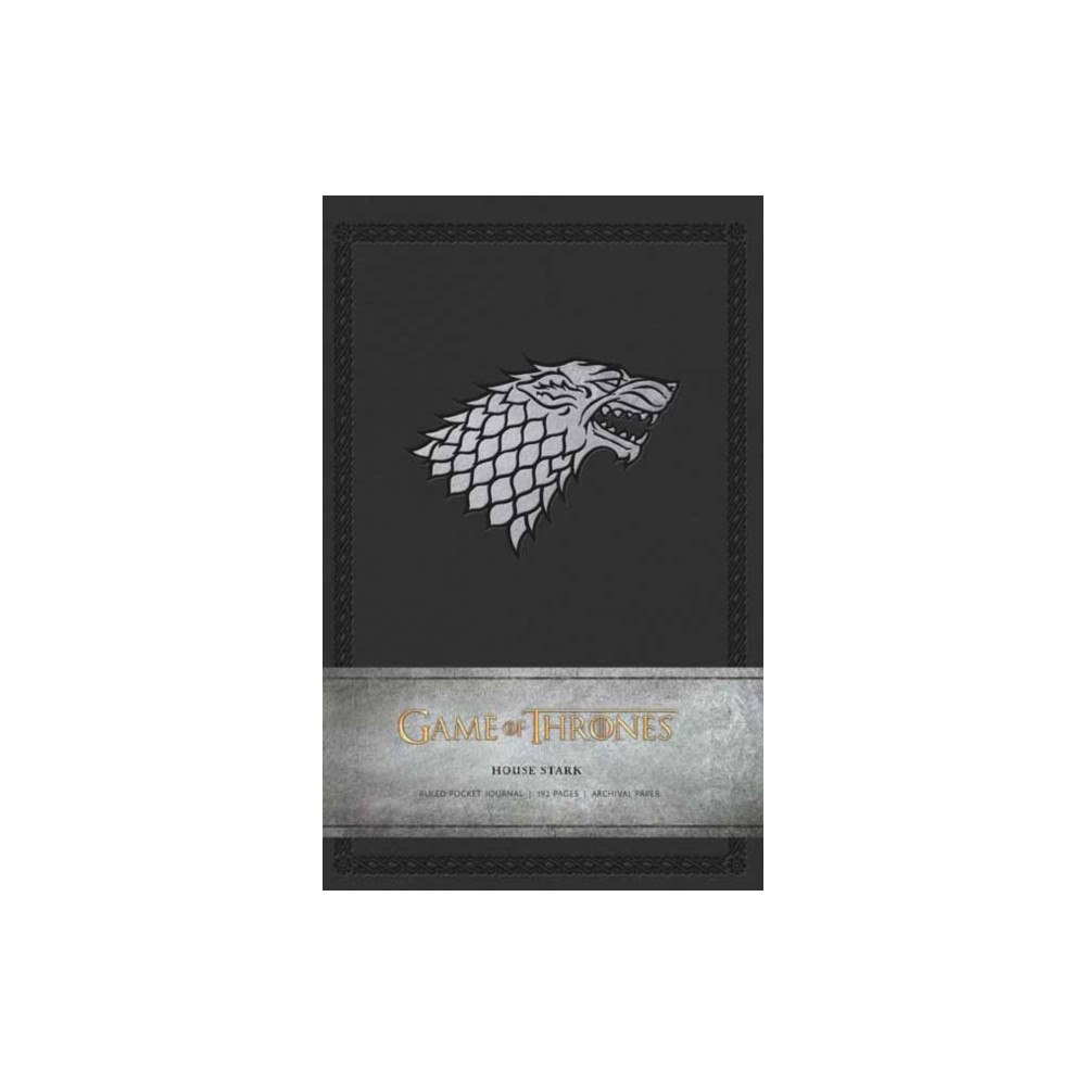 Insight Editions Game of Thrones: House Stark Ruled Pocket Journal (inbunden, eng)