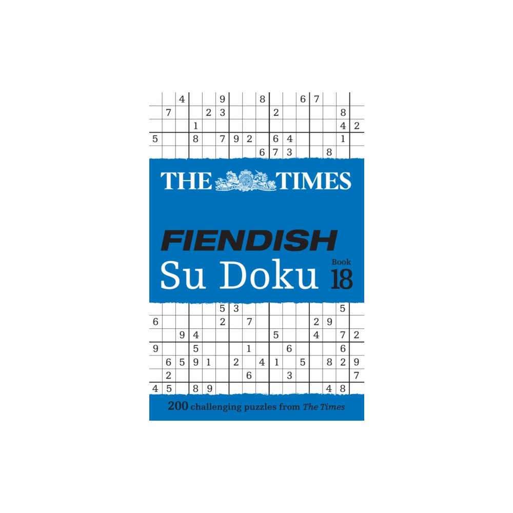 HarperCollins Publishers The Times Fiendish Su Doku Book 18 (häftad, eng)