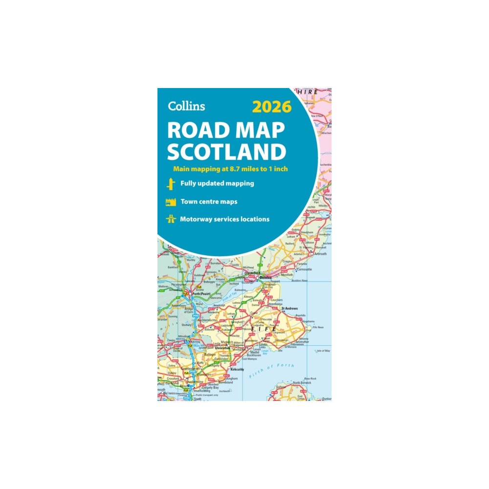 HarperCollins Publishers 2026 Collins Road Map of Scotland