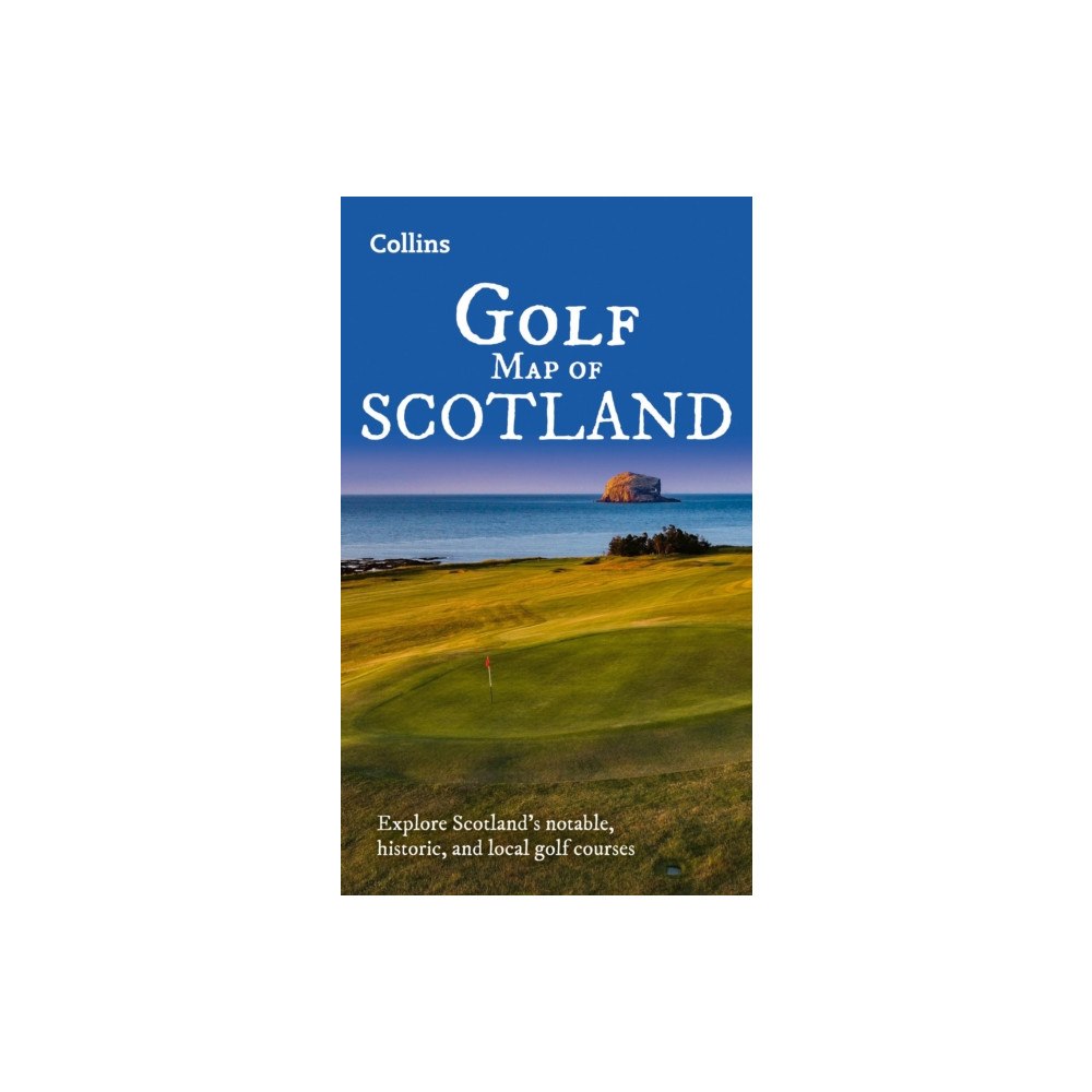 HarperCollins Publishers Collins Golf Map of Scotland
