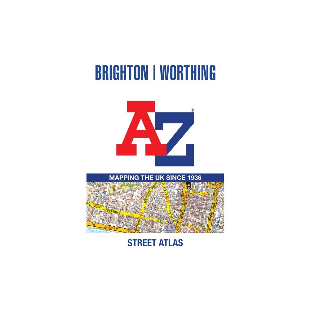 HarperCollins Publishers Brighton and Worthing A-Z Street Atlas (häftad, eng)